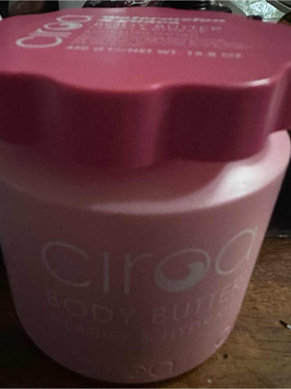 Ciroa Watermelon & Guava Body Butter - Bright Pink Red Jar